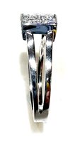Ring Sommer Woman Geometrie in White Gold Diamante 0.45 Ct CASETTA DIA CT 0.45 H/VS - CASETTA DIA CT 0.45 H/VS